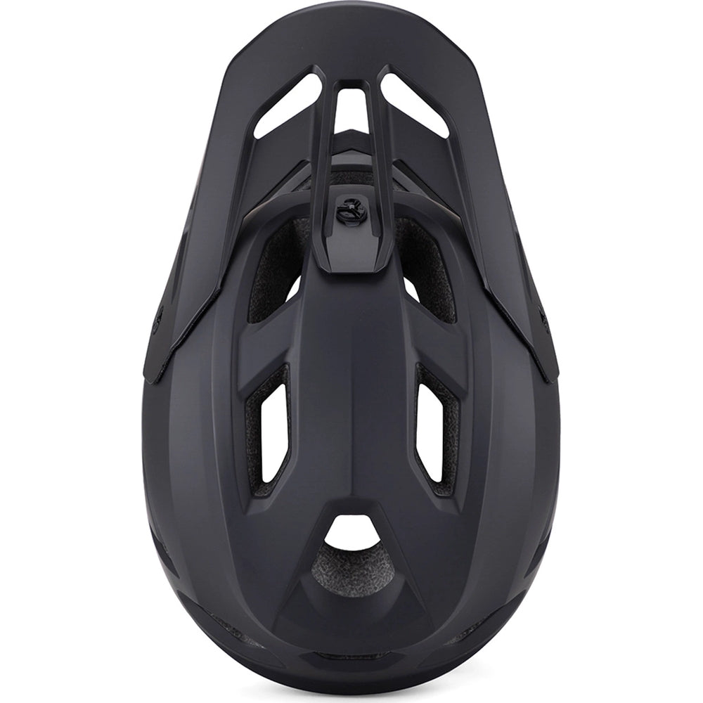 Fahrradhelm Fullface 60-62 cm mit abnehmbarem Visier, Wozinsky HT-58, Schwarz