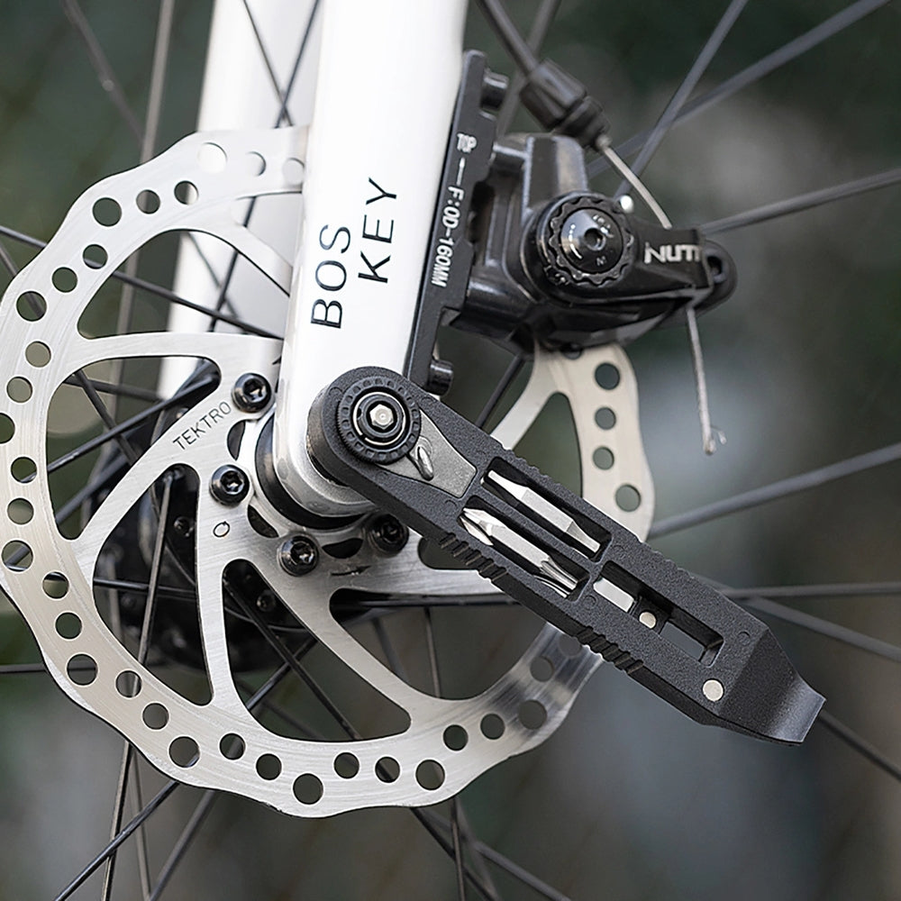 Multifunktionaler Schlüsselsatz, 14-in-1-Fahrradwerkzeug Wozinsky WZK-L2, Schwarz