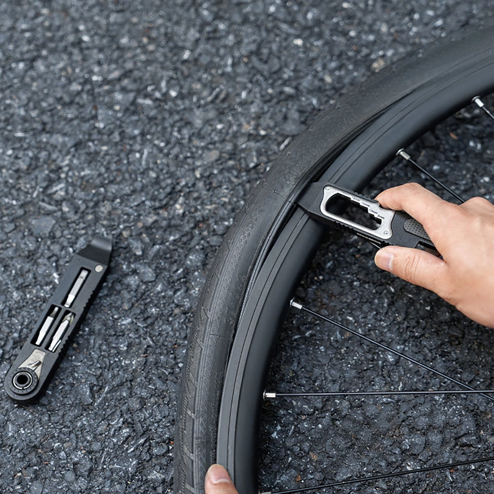 Multifunktionaler Schlüsselsatz, 14-in-1-Fahrradwerkzeug Wozinsky WZK-L2, Schwarz