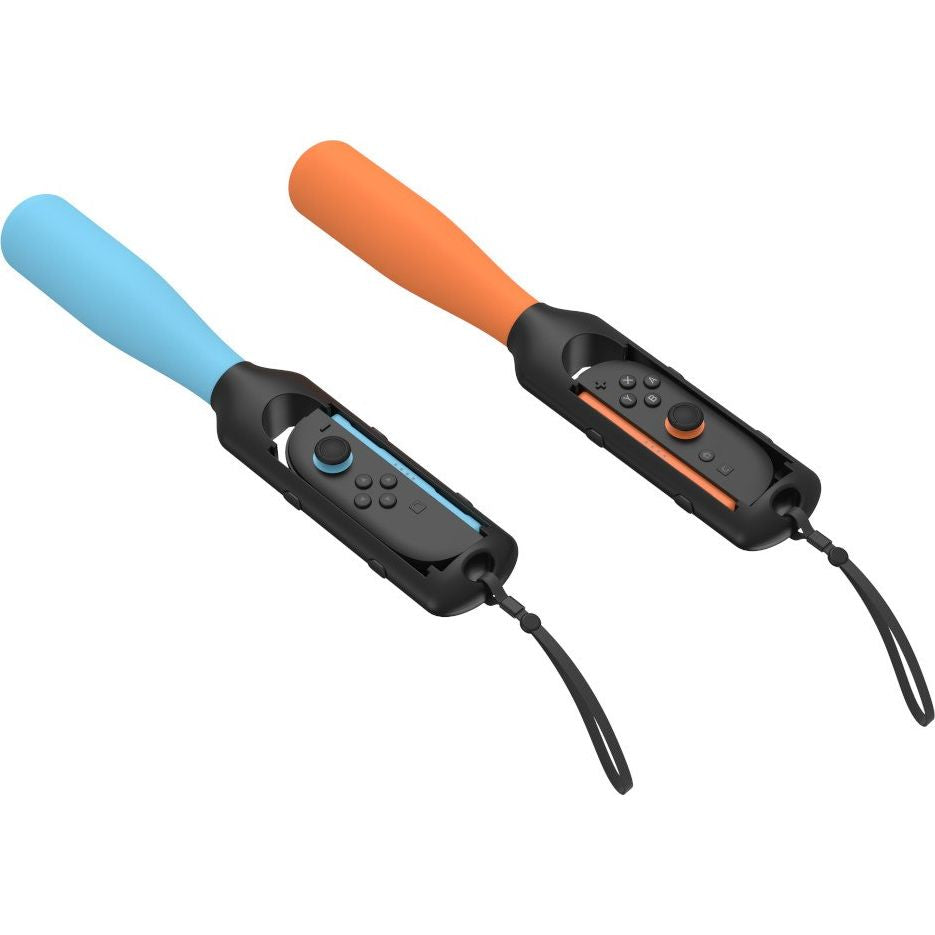 Halterung / Kappen für Joy-Cons für Nintendo Switch 2 / OLED / 1, YAXO Baseball Set, 2 Stück, Orange / Blau