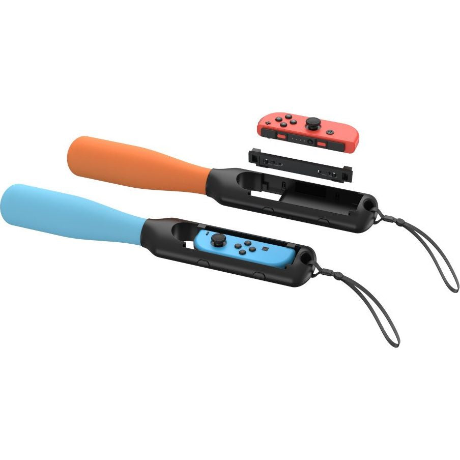 Halterung / Kappen für Joy-Cons für Nintendo Switch 2 / OLED / 1, YAXO Baseball Set, 2 Stück, Orange / Blau