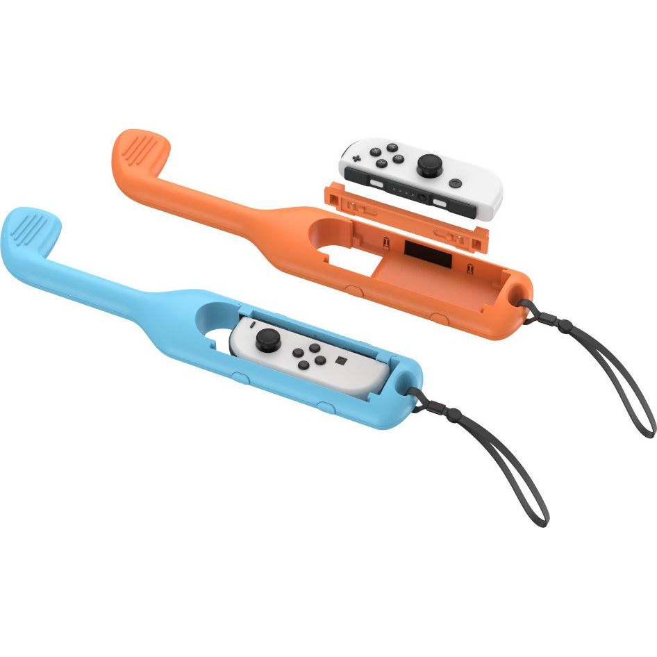 Halterung / Kappen für Joy-Cons für Nintendo Switch 2 / OLED / 1, YAXO Golf Set, 2 Stück, Orange / Blau