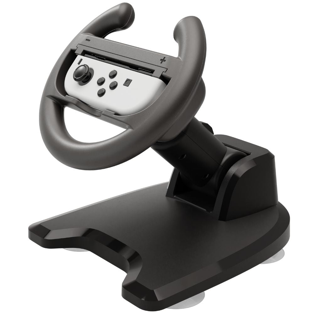 Halterung für Joy-Con für Nintendo Switch 2, YAXO Racing Set, Schwarz
