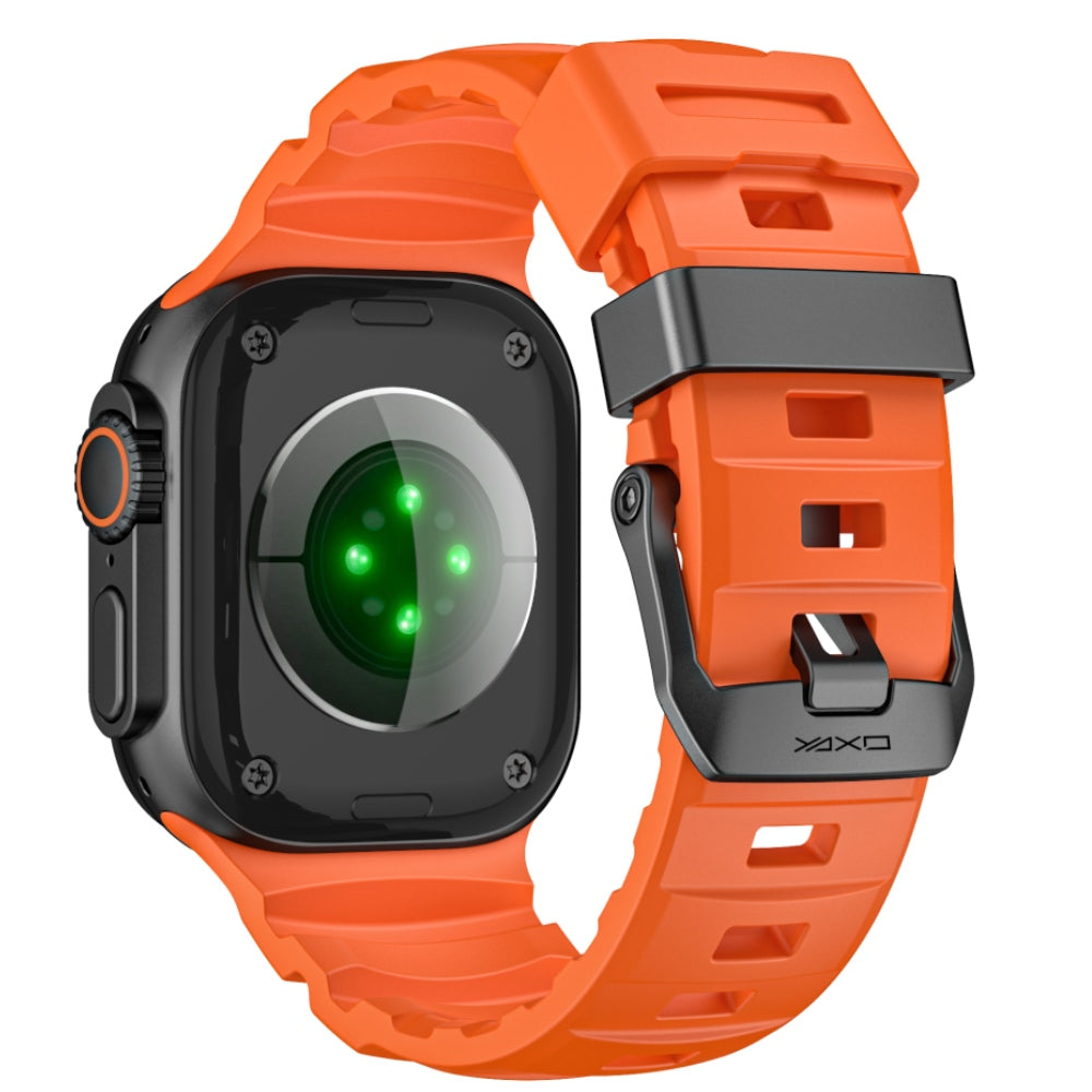 Armband YAXO Rugged Evo Sport Band für Apple Watch 44/45/46/49 mm, orange (8/9)