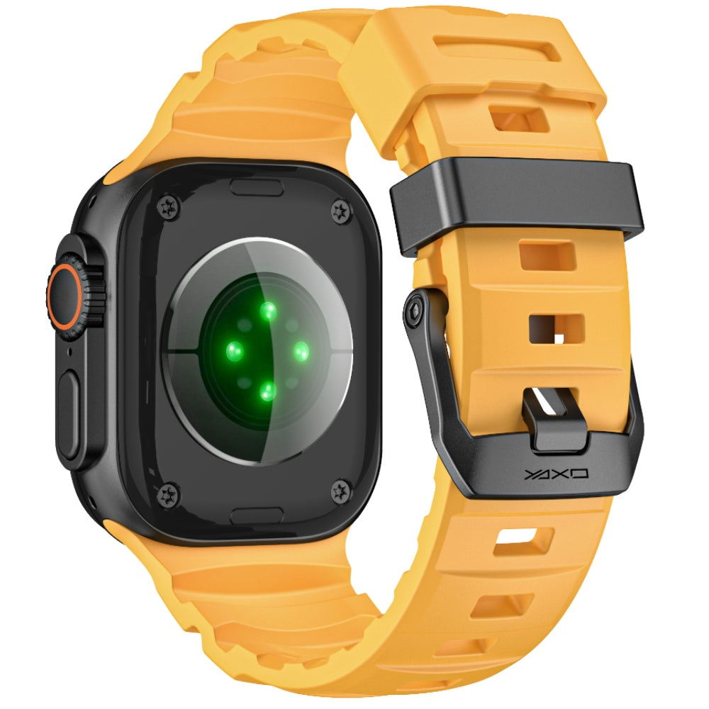 Armband YAXO Rugged Evo Sport Band für Apple Watch 44/45/46/49 mm, gelb (6/9)