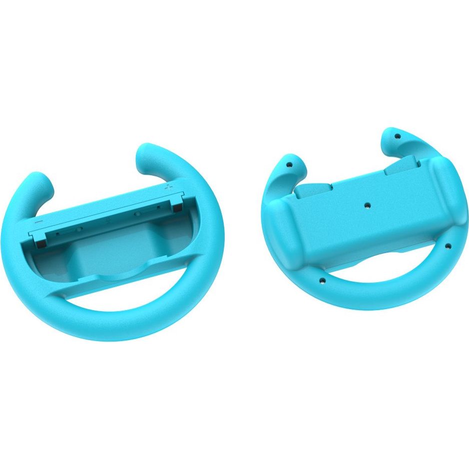 Halterung / Kappen für Joy-Cons für Nintendo Switch 2 / OLED / 1, YAXO Wheels Set, 2 Stück, Orange / Blau