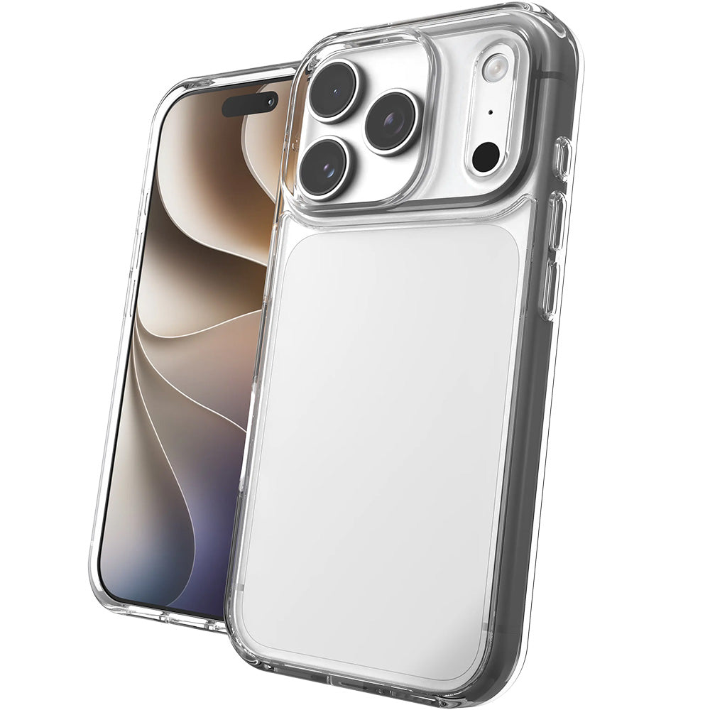 Handyhülle für iPhone 18 Pro / 17 Pro, ZAGG Crystal Palace Lite, Transparent-Weiß (1/11)