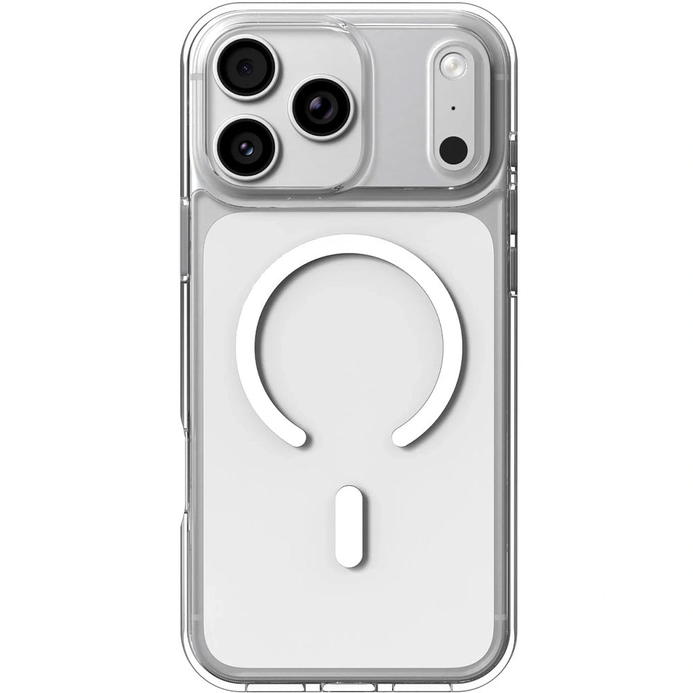 Handyhülle für iPhone 18 Pro Max / 17 Pro Max, ZAGG Crystal Palace Snap Lite mit MagSafe, Transparent-Weiß (3/12)