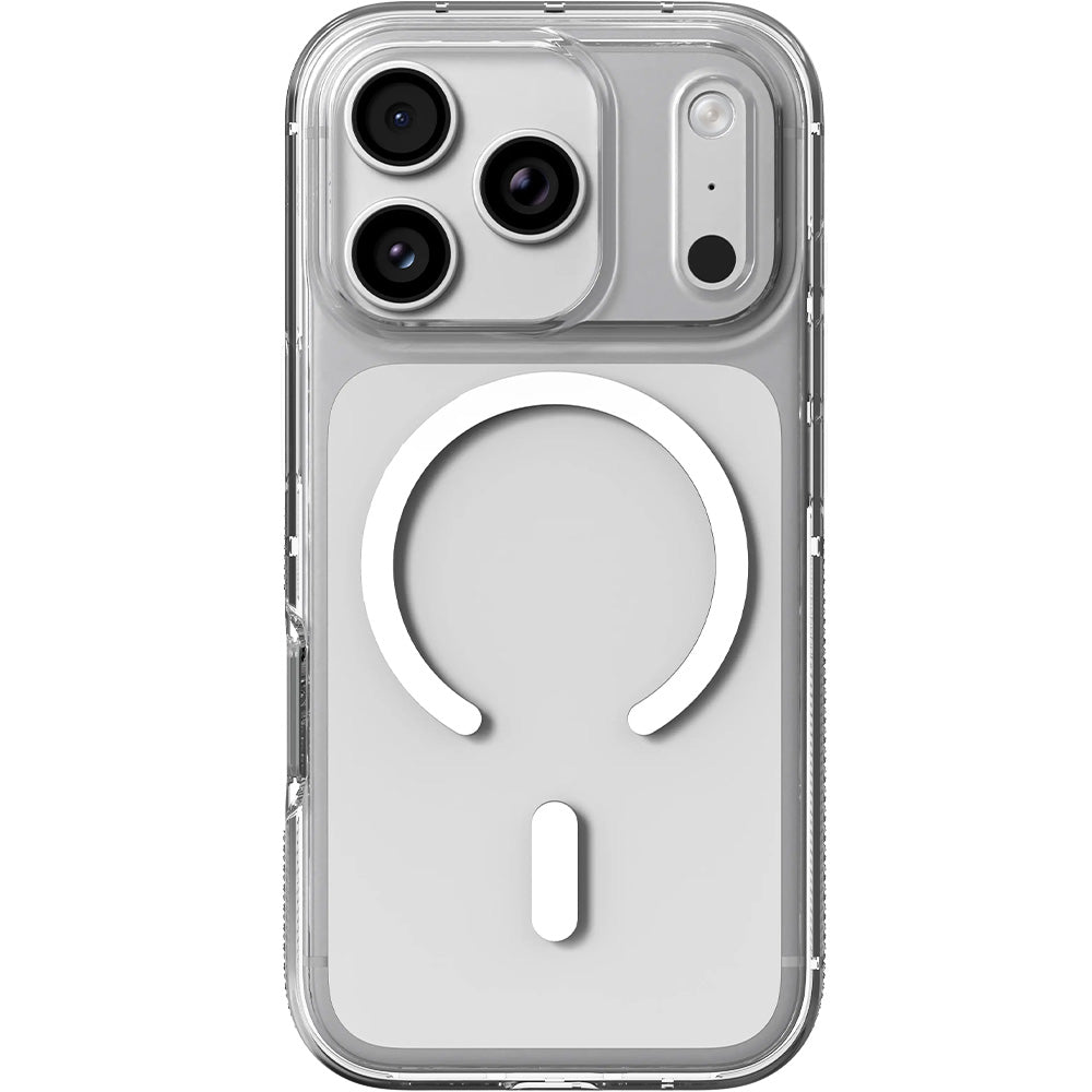 Handyhülle für iPhone 18 Pro / 17 Pro, ZAGG Crystal Palace Snap mit MagSafe, Transparent-Weiß (2/9)