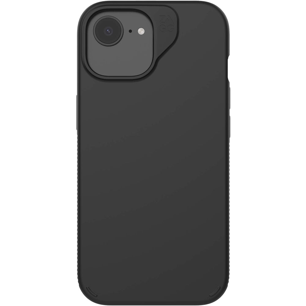 Handyhülle für iPhone 17e / 16e / 15 / 14 / 13 mit MagSafe, Zagg Milan Snap, Schwarz