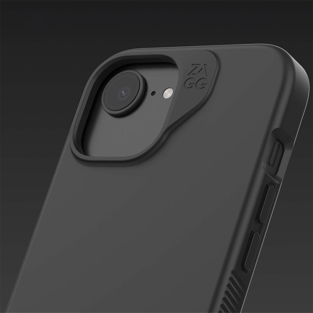 Handyhülle für iPhone 17e / 16e / 15 / 14 / 13 mit MagSafe, Zagg Milan Snap, Schwarz