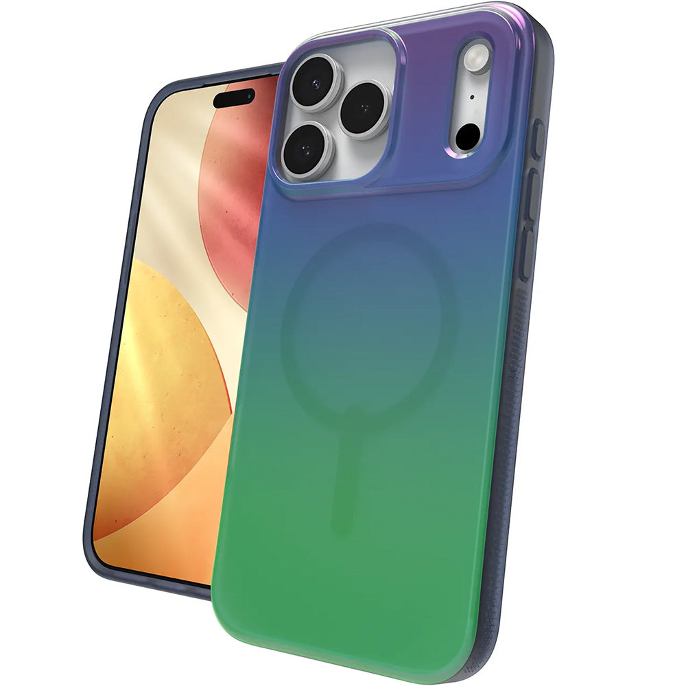 Handyhülle für iPhone 17 Pro Max, Zagg Milan Snap mit MagSafe, Transluzent-Mehrfarbig