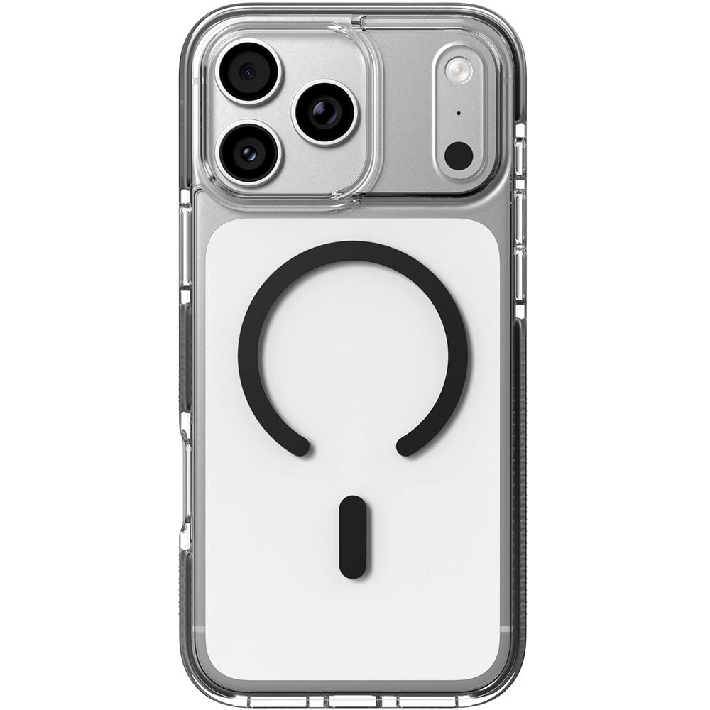Handyhülle für iPhone 18 Pro Max / 17 Pro Max, ZAGG Santa Cruz Snap mit MagSafe, Transparent-Schwarz (2/9)