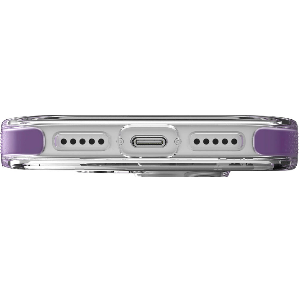 Handyhülle für iPhone 18 Pro Max / 17 Pro Max, ZAGG Santa Cruz Snap mit MagSafe, Transparent-Violett (8/8)