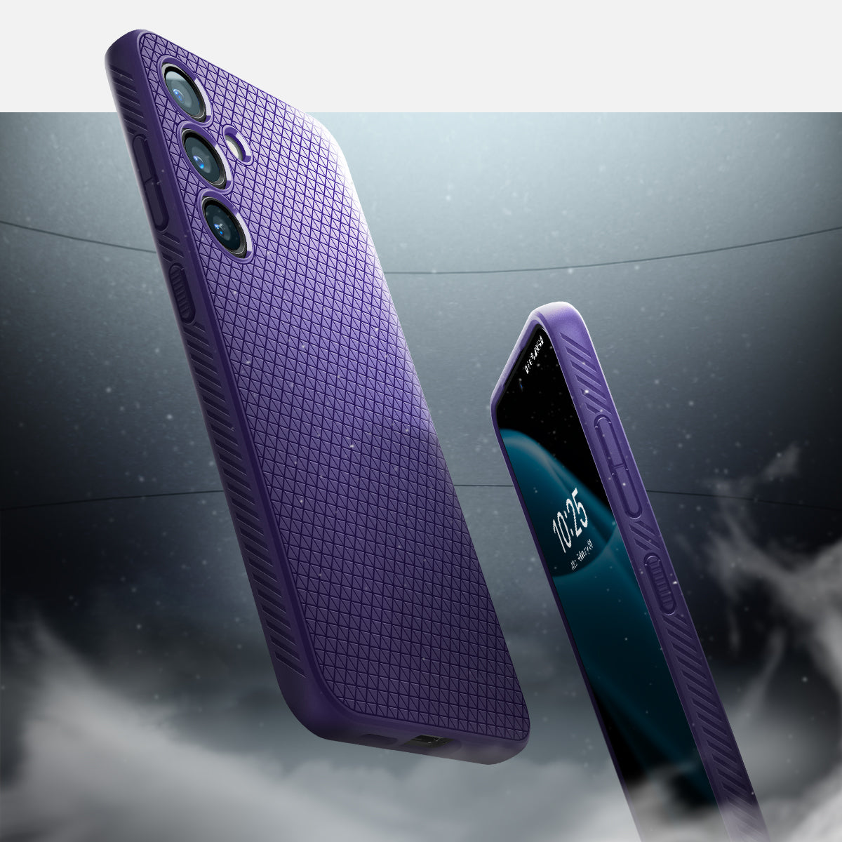 Schutzhülle für Galaxy S24, Spigen Liquid Air, Violett