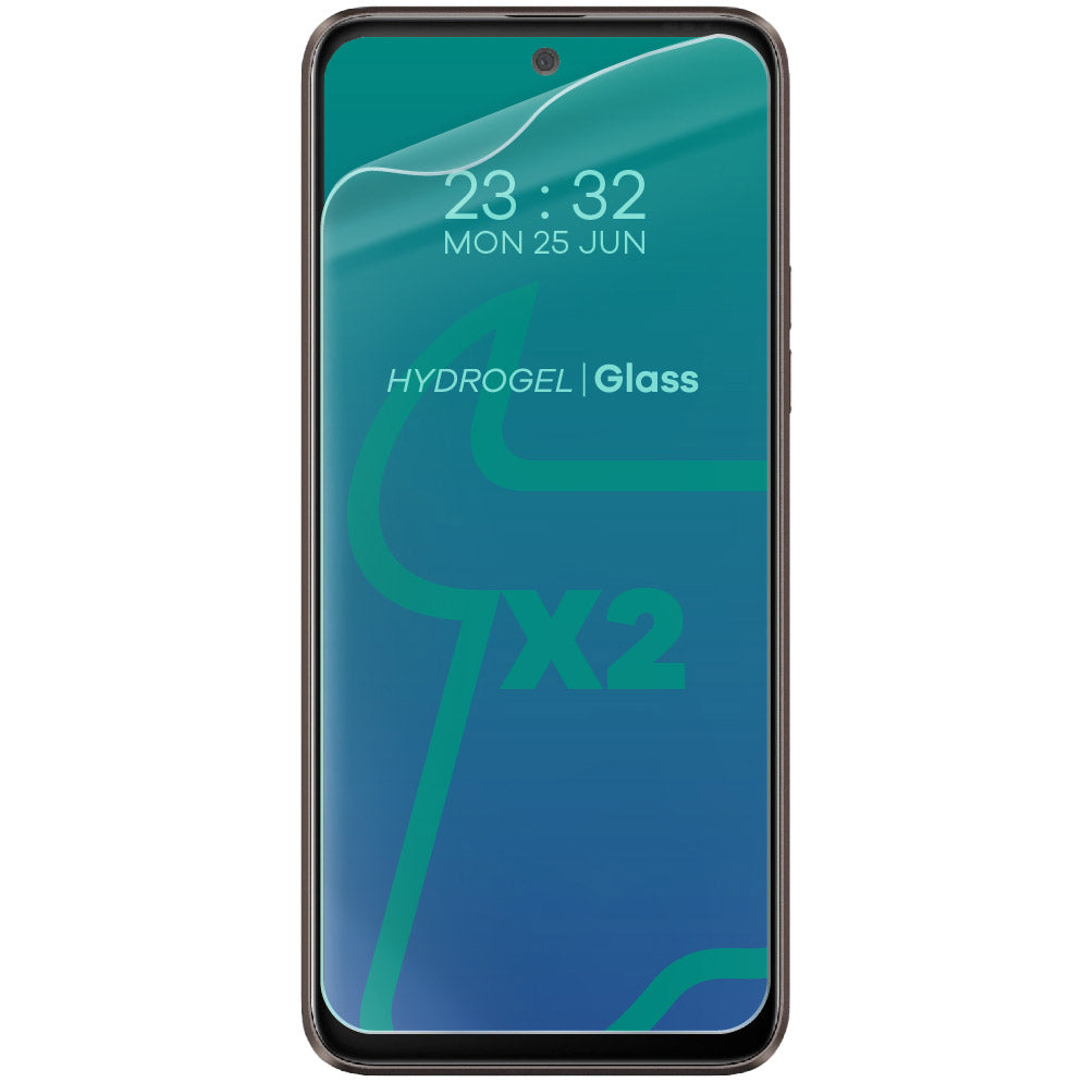 Hydrogel Folie für den Bildschirm Bizon Film Hydrogel Front Duo für HTC U23 Pro, 2 Stück