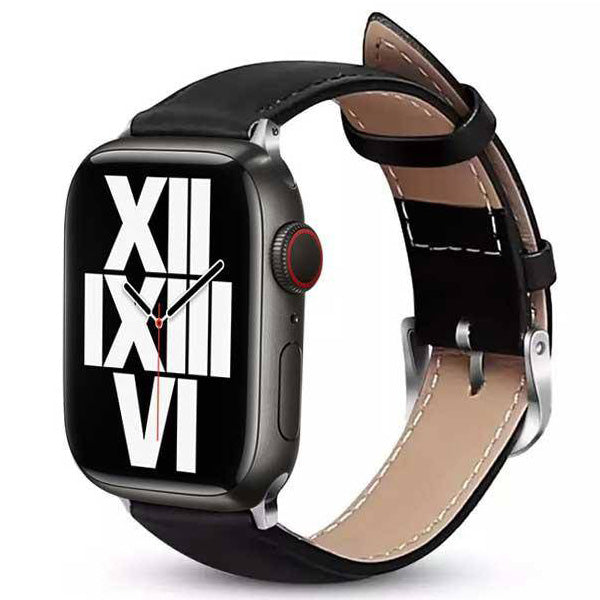 Armband Crong Noble Band für Apple Watch 49/46/45/44 mm, Schwarz
