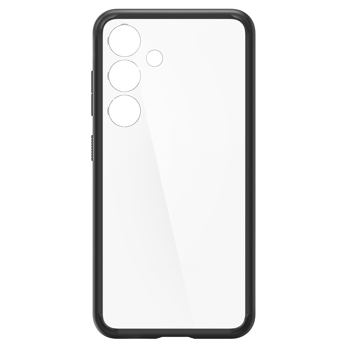 Schutzhülle für Galaxy S24, Spigen Ultra Hybrid, Transparent-Schwarz