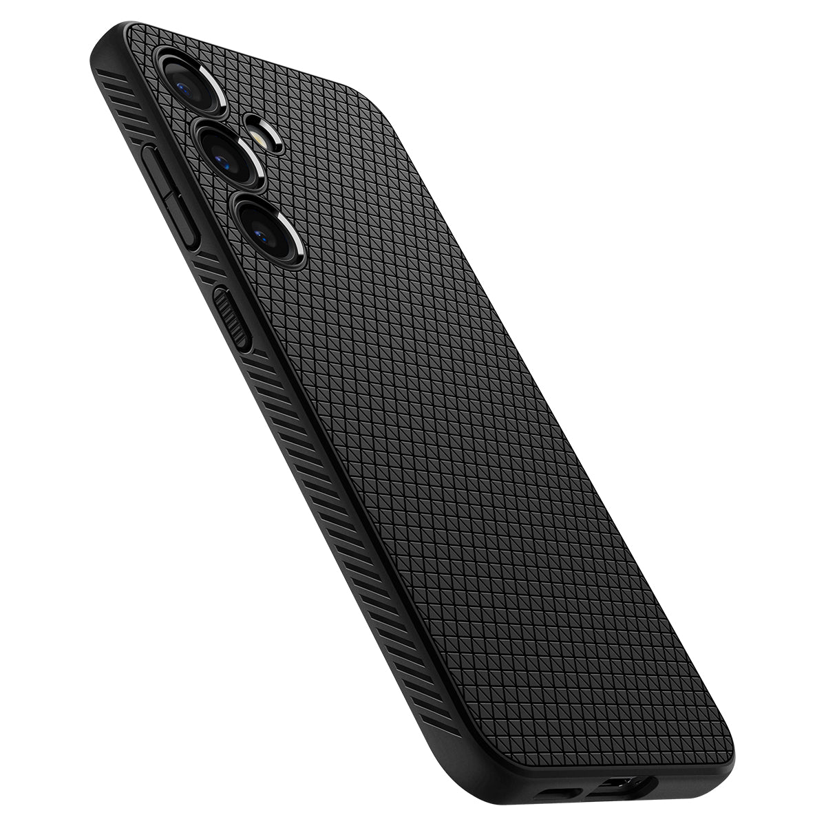 Schutzhülle für Galaxy S24 Plus, Spigen Liquid Air, Schwarz