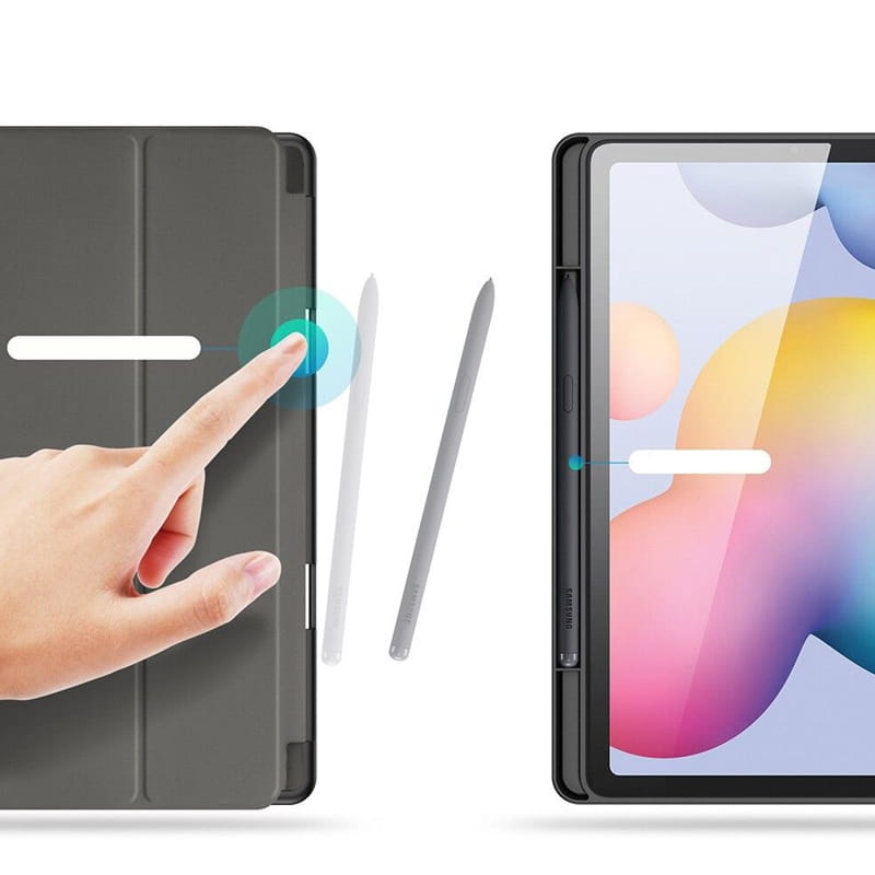 Schutzhülle Dux Ducis Domo für Galaxy Tab S6 Lite 10.4, Schwarz