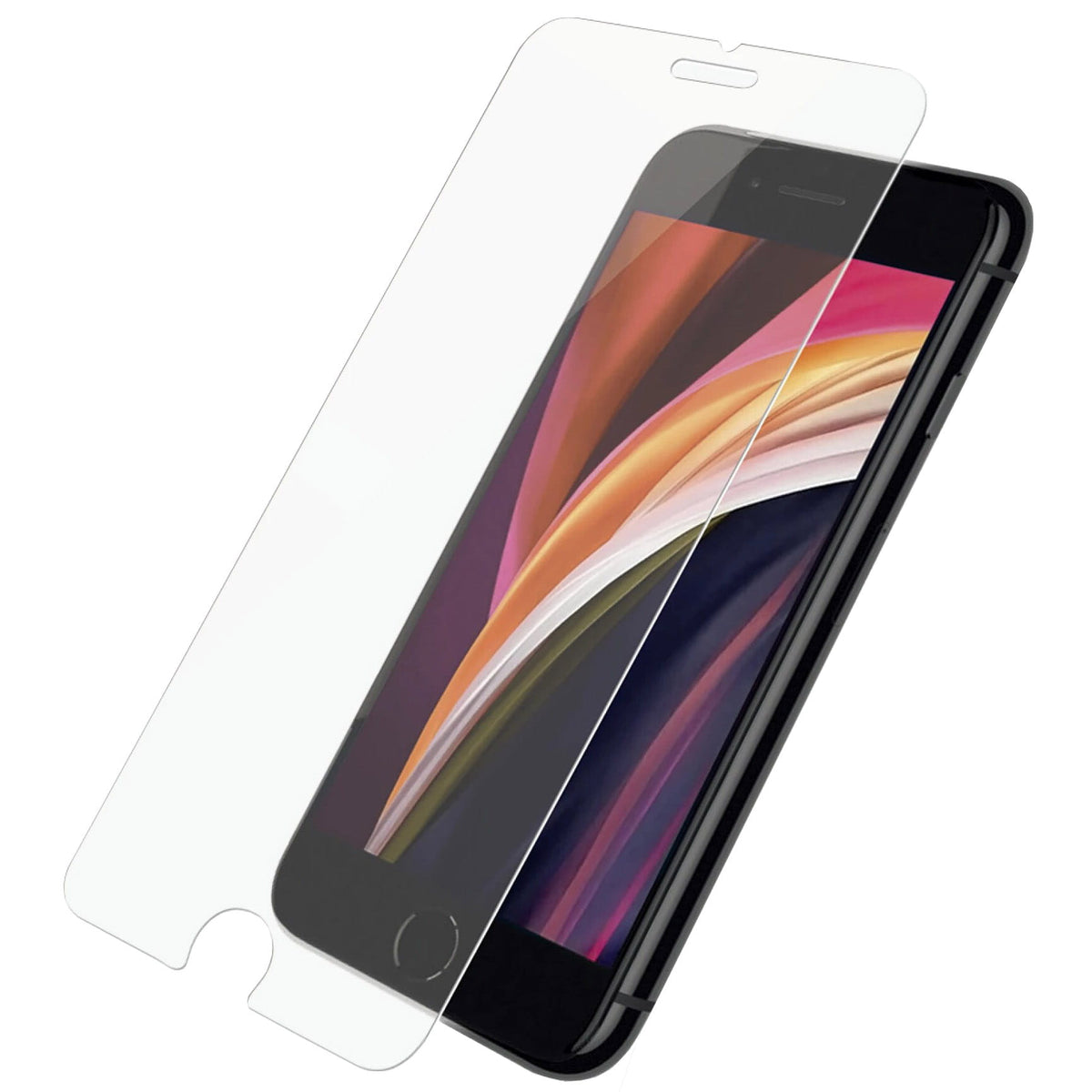 Gehärtetes Glas PanzerGlass Standard Fit für iPhone SE 2022/2020, 8/7/6s/6, Transparent