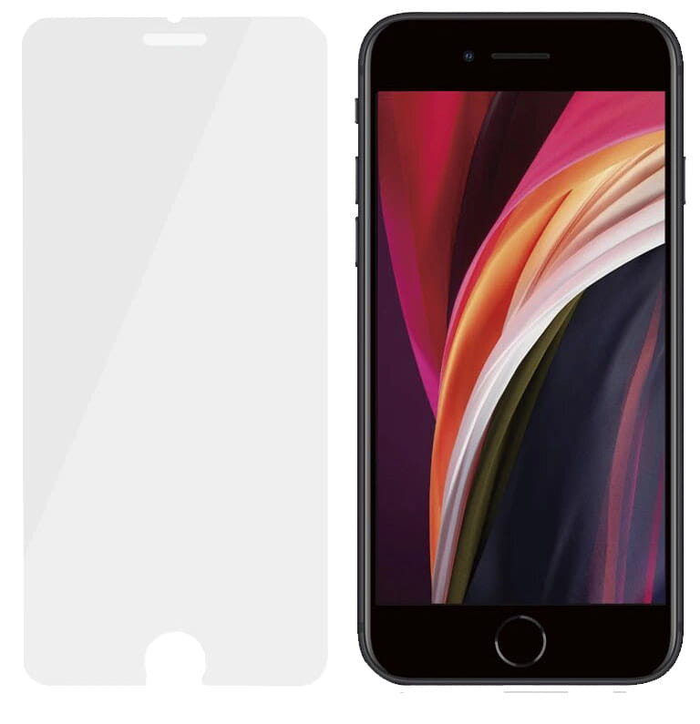Gehärtetes Glas PanzerGlass Standard Fit für iPhone SE 2022/2020, 8/7/6s/6, Transparent