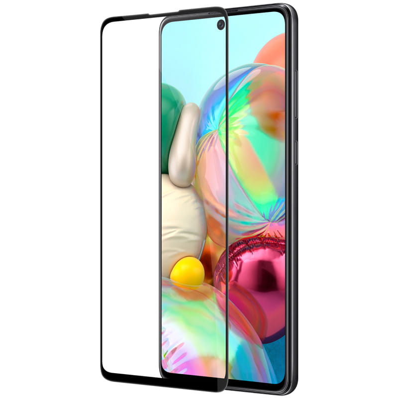 Gehärtetes Glas Mocolo TG+ Full Glue für Galaxy M51, schwarzer Rahmen