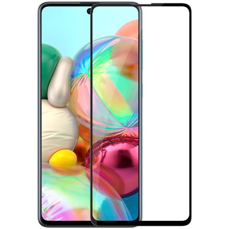 Gehärtetes Glas Mocolo TG+ Full Glue für Galaxy M51, schwarzer Rahmen