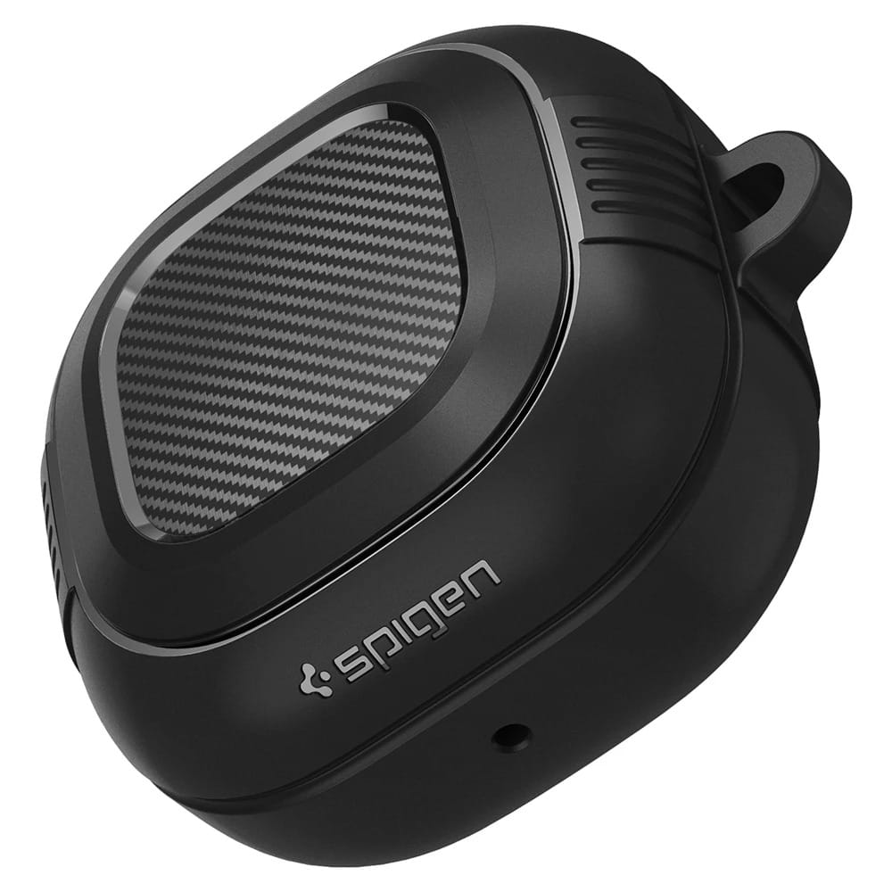 Schutzhülle Spigen Rugged Armor für Galaxy Buds FE / Buds 2 Pro / Buds 2 / Pro / Live, Schwarz