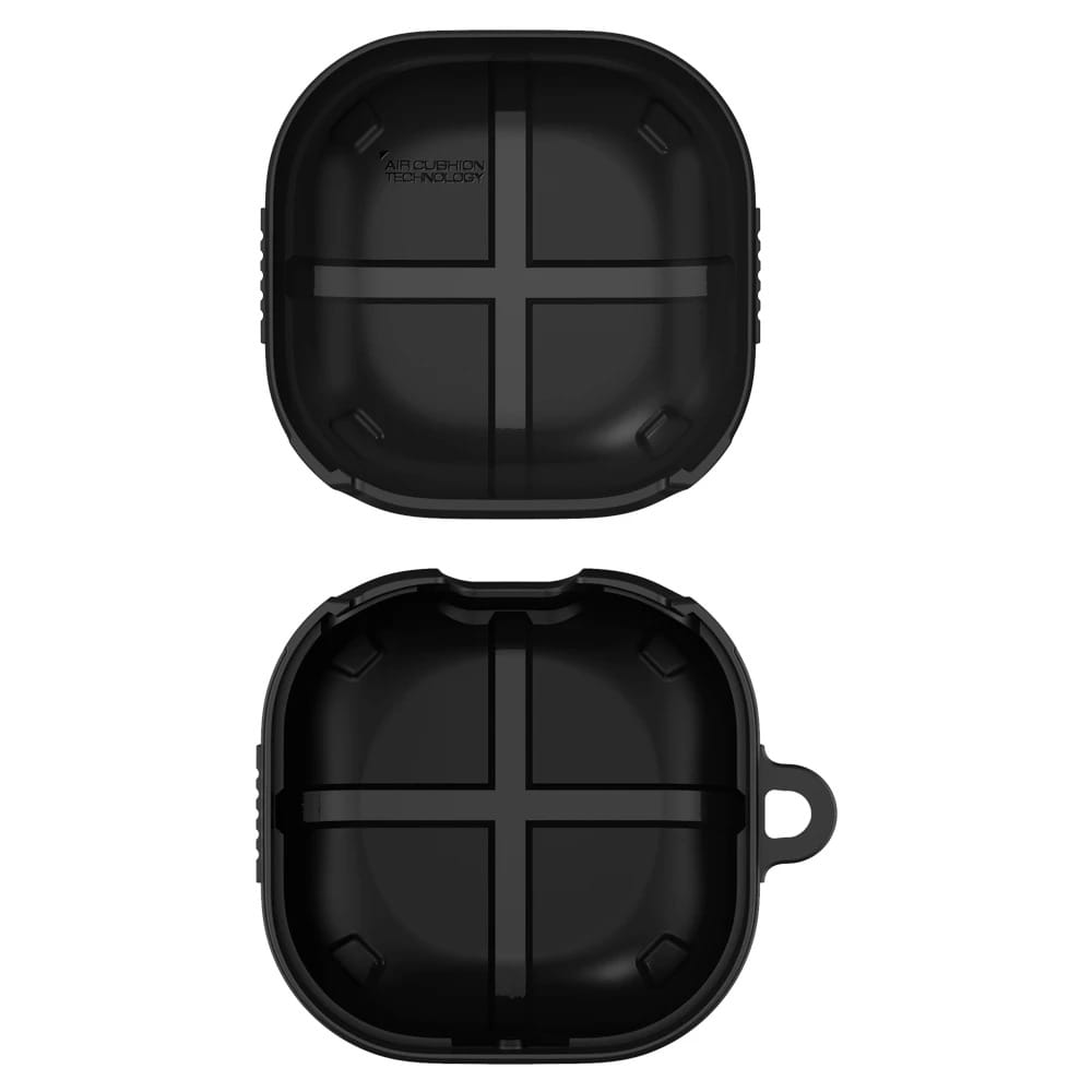 Schutzhülle Spigen Rugged Armor für Galaxy Buds FE / Buds 2 Pro / Buds 2 / Pro / Live, Schwarz