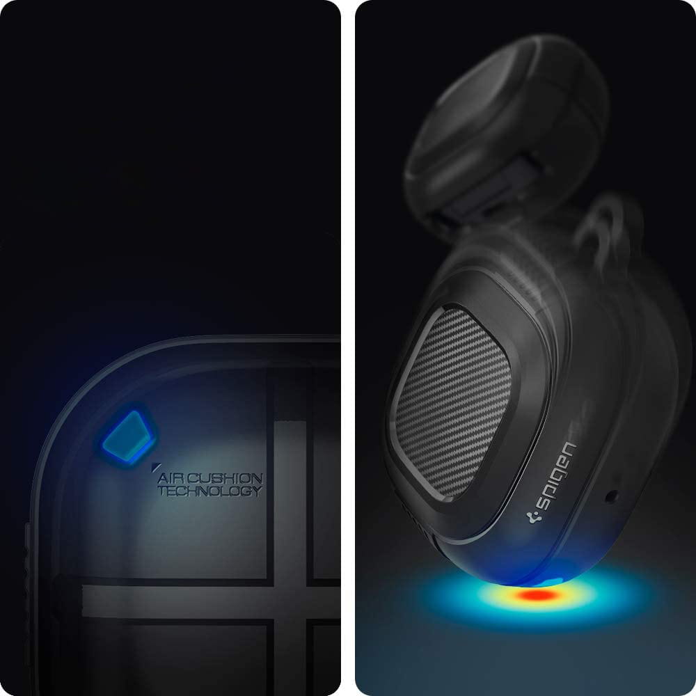 Schutzhülle Spigen Rugged Armor für Galaxy Buds FE / Buds 2 Pro / Buds 2 / Pro / Live, Schwarz