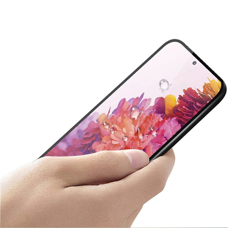 Gehärtetes Glas Mocolo TG+ Full Glue für Galaxy S20 FE, schwarzer Rahmen