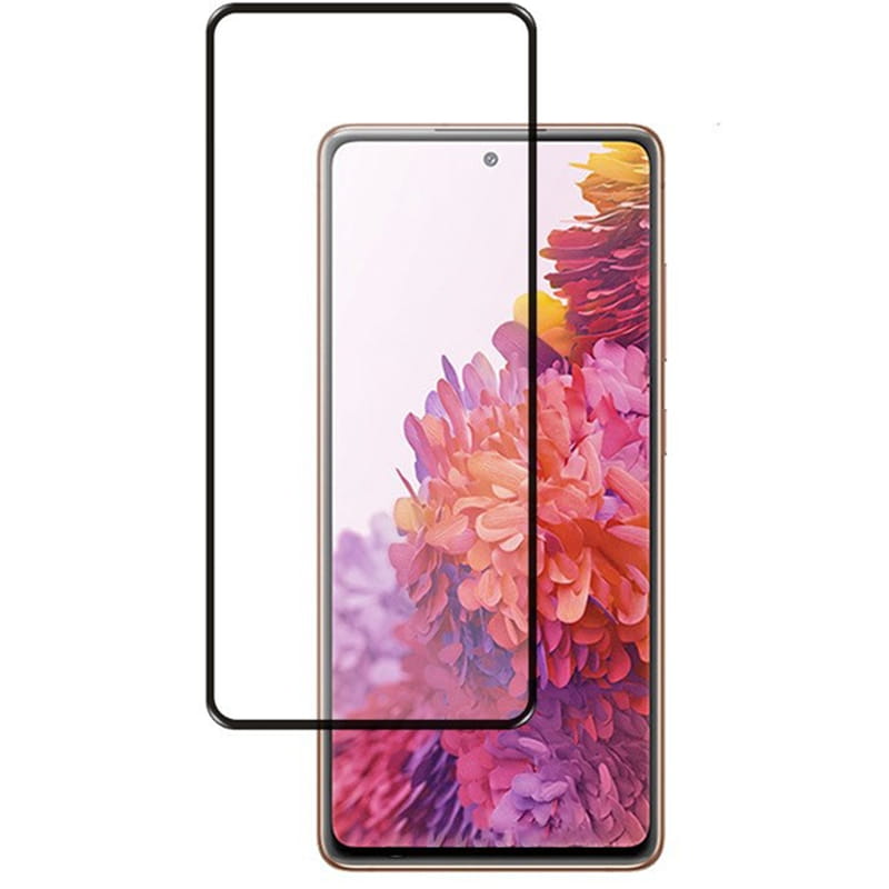 Gehärtetes Glas Mocolo TG+ Full Glue für Galaxy S20 FE, schwarzer Rahmen