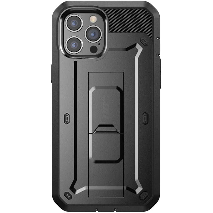 Schutzhülle Supcase UB Pro SP für iPhone 12 / 12 Pro, Schwarz