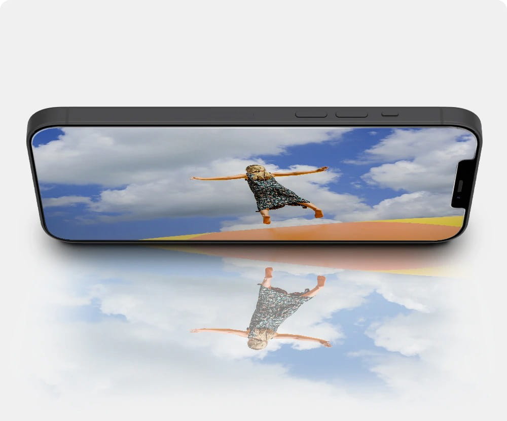 Glas für die Schutzhülle Spigen Glas.tr Slim iPhone 12 Mini