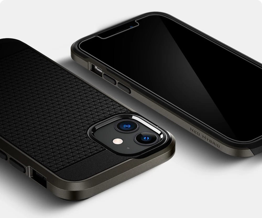 Glas für die Schutzhülle Spigen Glas.tr Slim iPhone 12 Mini