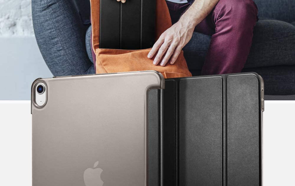 Schutzhülle für iPad Air 11" / 10.9" 2020-2026, Spigen Smart Fold, Schwarz