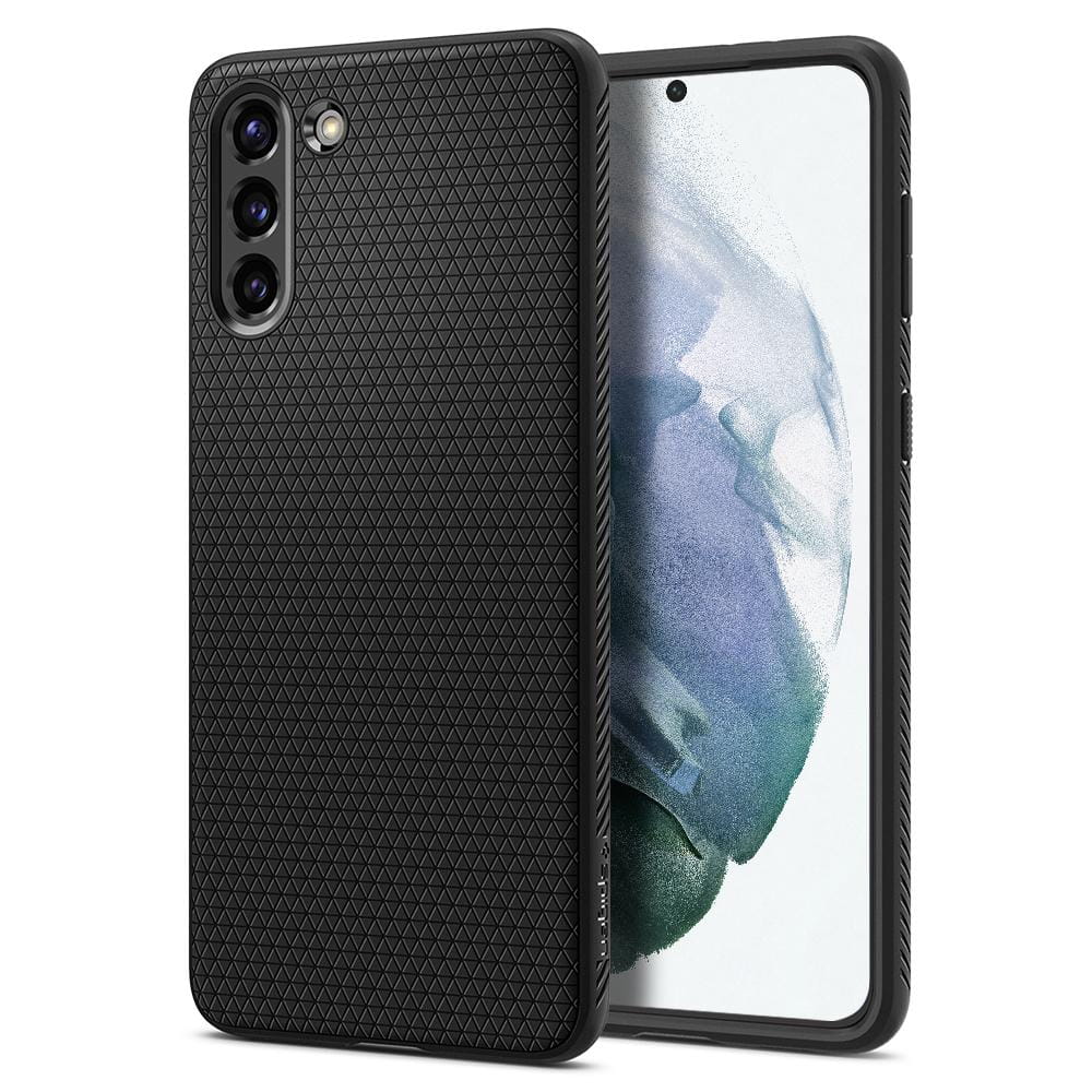 Schutzhülle Spigen Liquid Air für Galaxy S21 Plus 5G schwarz