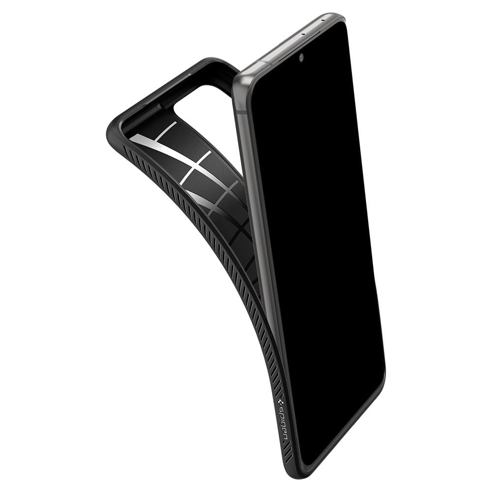 Schutzhülle Spigen Liquid Air für Galaxy S21 Ultra 5G schwarz