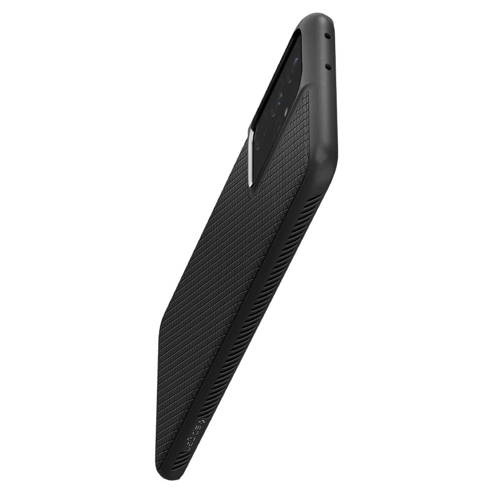 Schutzhülle Spigen Liquid Air für Galaxy S21 Ultra 5G schwarz