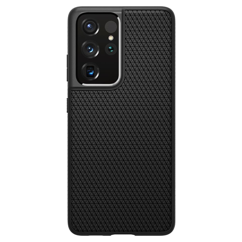 Schutzhülle Spigen Liquid Air für Galaxy S21 Ultra 5G schwarz