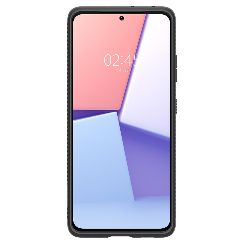 Schutzhülle Spigen Liquid Air für Galaxy S21 Ultra 5G schwarz
