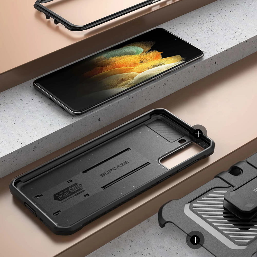 Schutzhülle Supcase UB Pro noSP für Galaxy S21 5G schwarz