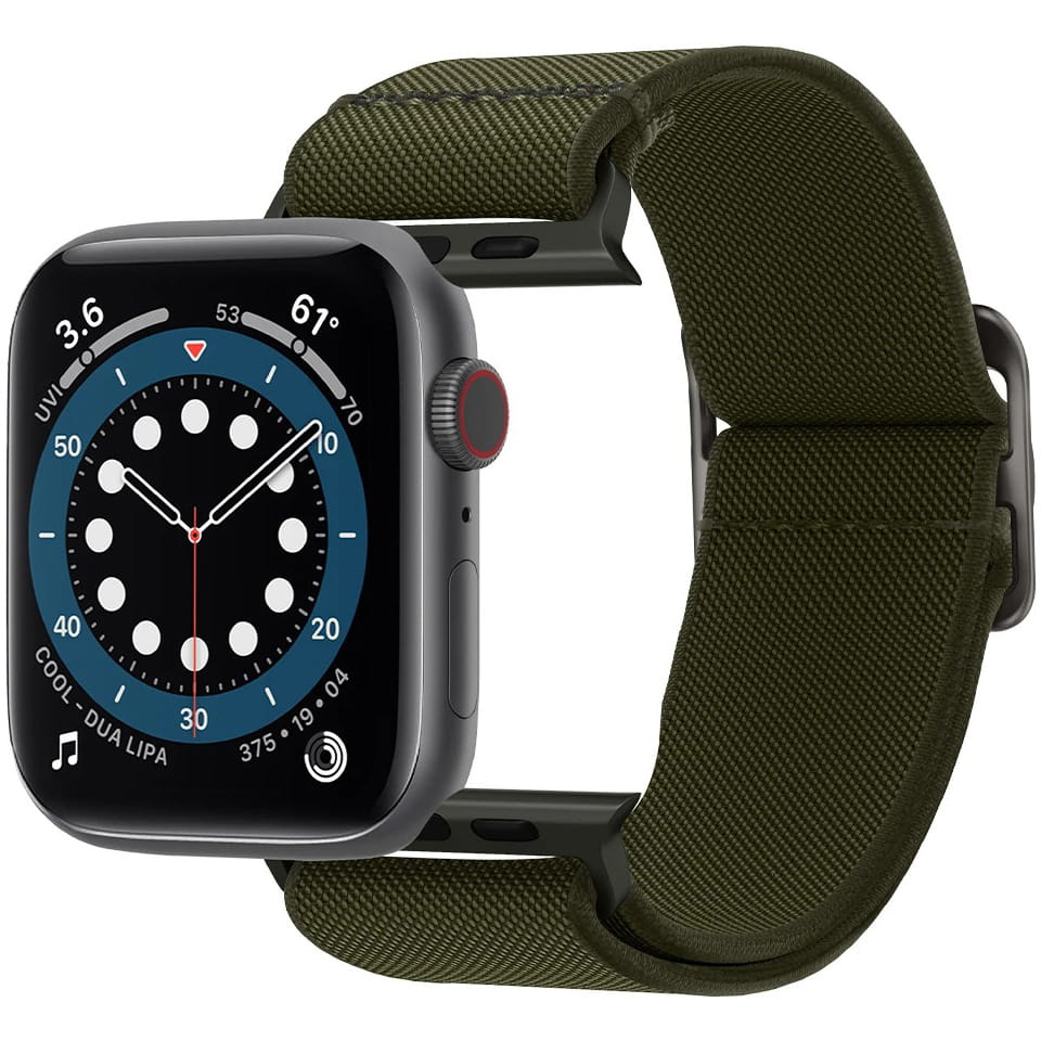 Armband Spigen Lite Fit für Apple Watch 49/46/45/44 mm, Olivgrün