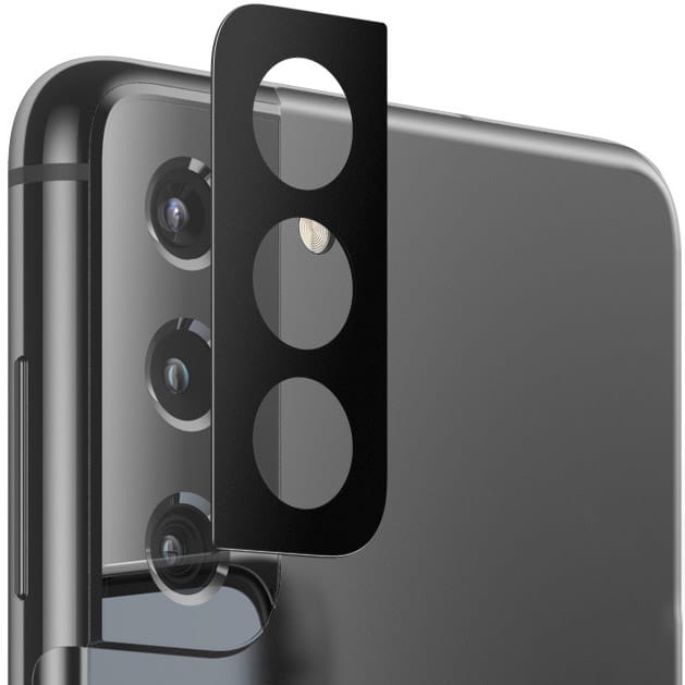 Gehärtetes Glas für die Kamera Bizon Glass Silk Lens für Galaxy S21 Plus, 2 Stück