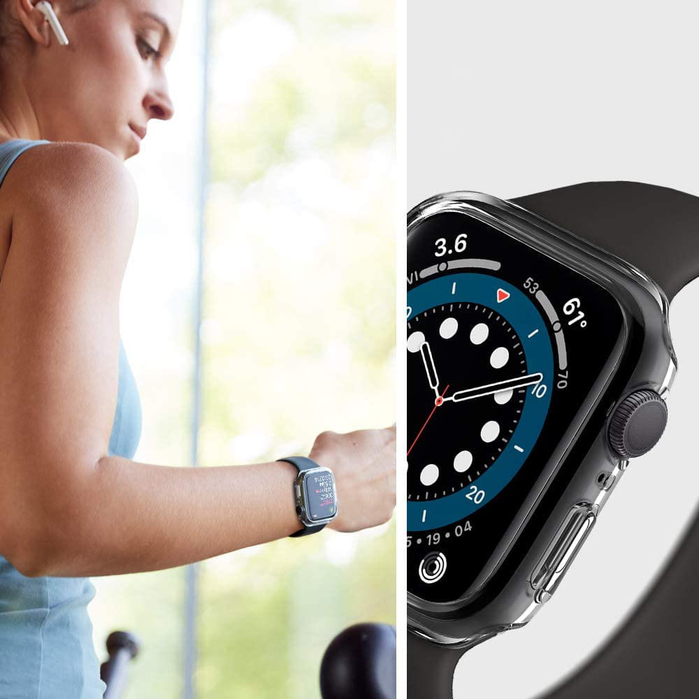 Schutzhülle Spigen Thin Fit für Apple Watch SE / SE 2022 / 6 / 5 / 4 - 40mm, Transparent