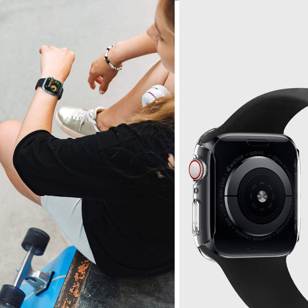Schutzhülle Spigen Thin Fit für Apple Watch SE / SE 2022 / 6 / 5 / 4 - 40mm, Transparent