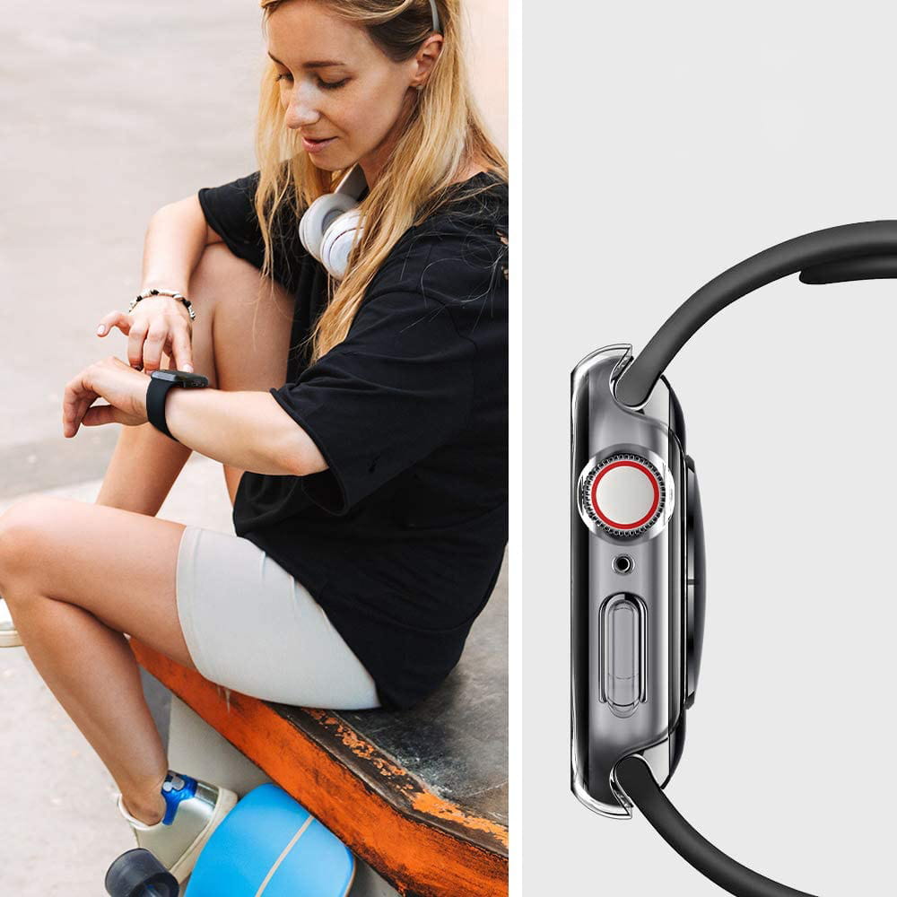 Schutzhülle Spigen Thin Fit für Apple Watch SE / SE 2022 / 6 / 5 / 4 - 40mm, Transparent
