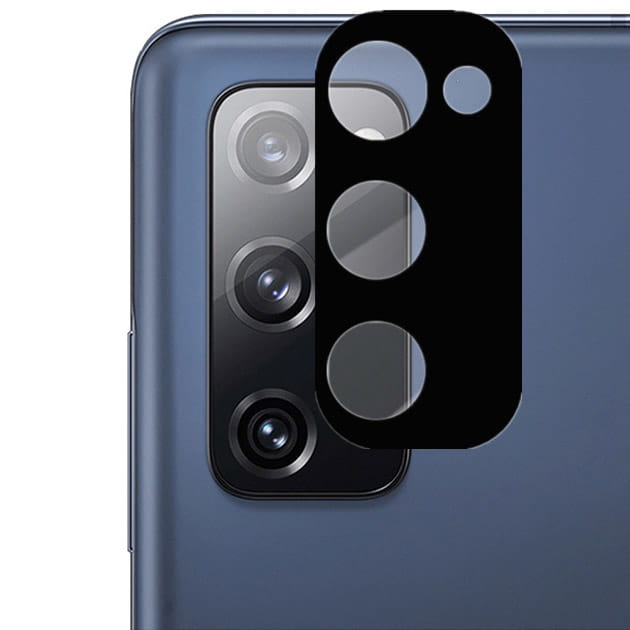Gehärtetes Glas für die Kamera Bizon Glass Silk Lens für Galaxy S20 FE, 2 Stück