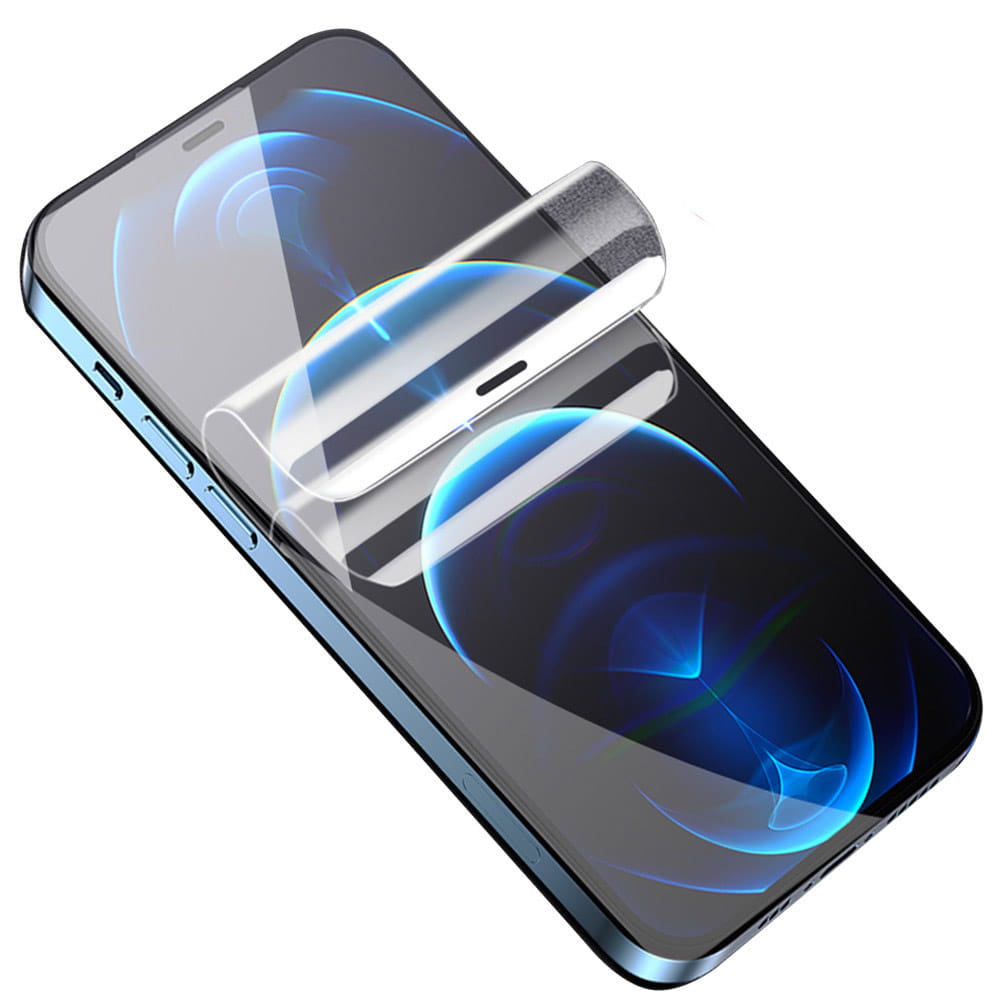 Hydrogel Folie für den Bildschirm Bizon Film Hydrogel Front Duo für iPhone 12 / 12 Pro, 2 Stück